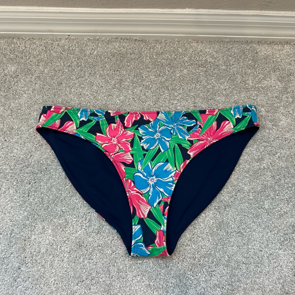 Vineyard Vines Floral Bikini Bottoms, size M
